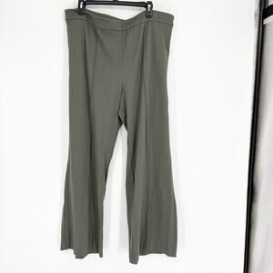 Ann Taylor‎ Green Straight Leg Trousers Pants Size 18 Business Casual Career